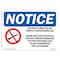 Signmission OSHA Sign, No Open Flames Or Hot Work In With, 10in X 7in Rigid Plastic, 10" W, 7" H, Landscape OS-NS-P-710-L-14709 - alternate 1